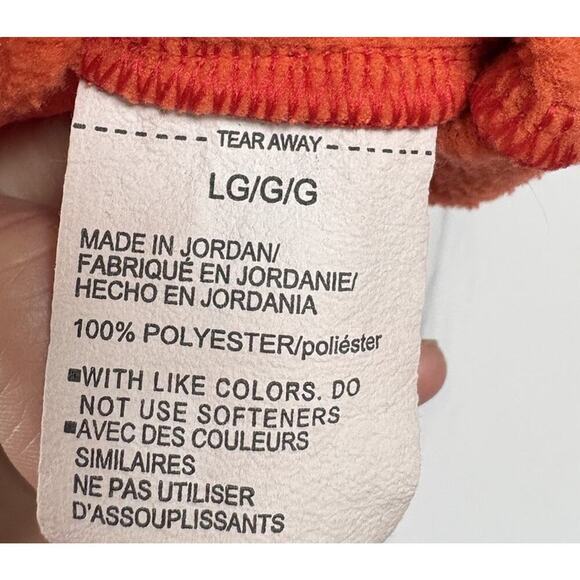 Under Armour Men's 1/4 Zip Pullover Red Heather Long Sleeve Loose Fit Size Large - Picture 4 of 5